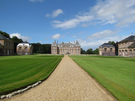 Cany Castle   Normandy, France, Europe のeditorial素材
