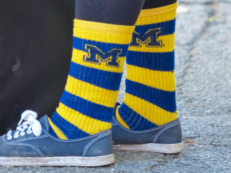 Game day in Ann Arbor - Michigan - USA