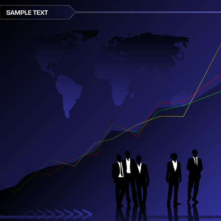 Business design for use as a backgroundのイラスト素材