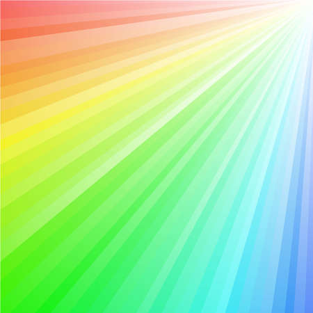 Rainbow coloured rays background. Available in jpeg and eps8 formats.のイラスト素材