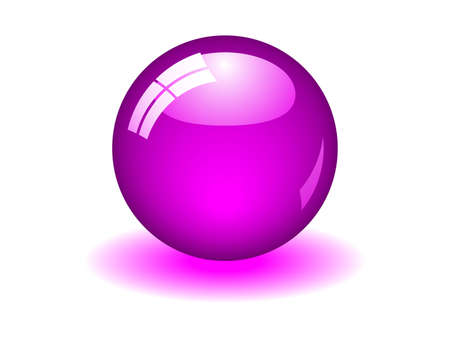 Illustration of a purple ball. Available in jpeg and eps8 formats.のイラスト素材