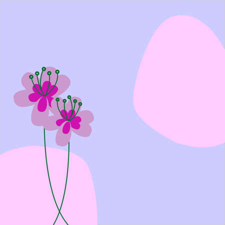 Floral design for background, card, etc. Available in both jpeg and eps8 format.のイラスト素材