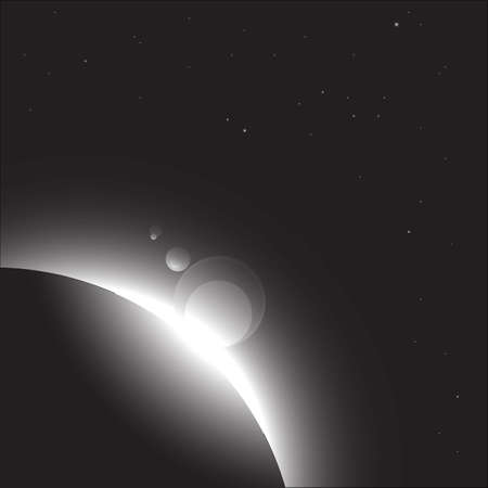 Eclipse design. Available in jpeg and eps8 formats.のイラスト素材