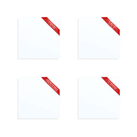 Set of sale tags. Available in jpeg and eps8 formats.のイラスト素材