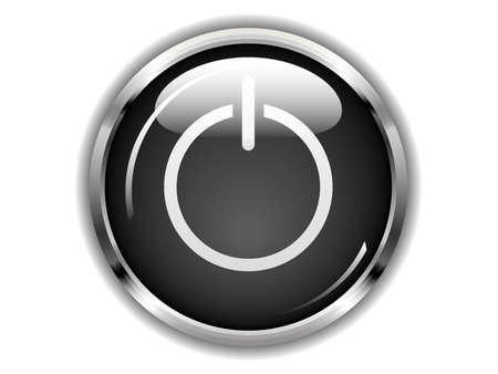 Illustration of a standby button. Available in jpeg and eps8 formats.のイラスト素材