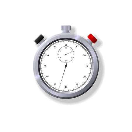 Illustration of a stopwatch. Available in both jpeg and eps8 formats.のイラスト素材