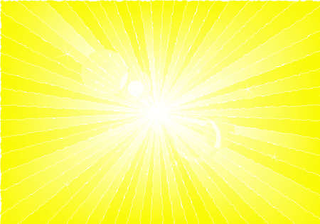 Abstract background showing rays of light in yellow. Available in jpeg and eps8 formats.のイラスト素材