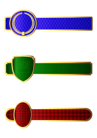 Set of 3 banners. Available in jpeg and eps8 formats.のイラスト素材