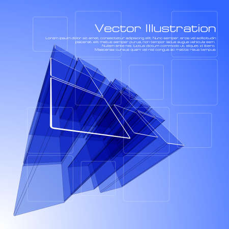 Abstract squares design for use as a backgroundのイラスト素材