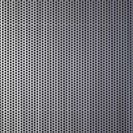Brushed steel grill drilled with holes. のイラスト素材
