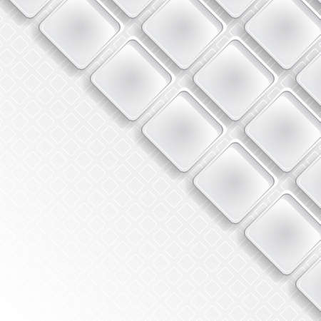 Abstract illustration of squares on a gridのイラスト素材