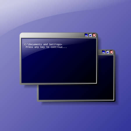 Illustration of computer interface.  Transparencies used in screen mode.のイラスト素材
