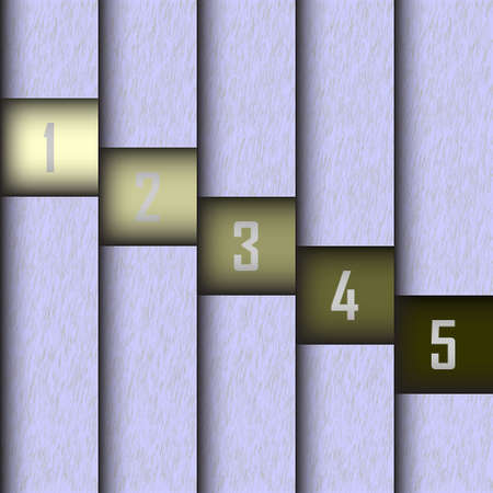 Set of labels for pages in format. Transparencies used in screen and multiply modes.のイラスト素材