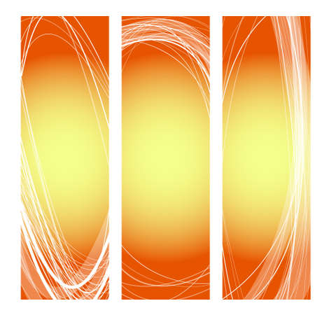 Set of 3 label designs in eps10 format. のイラスト素材