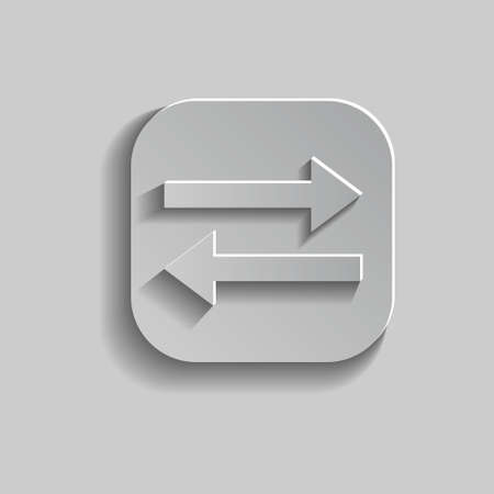 Application icon design in grey.のイラスト素材