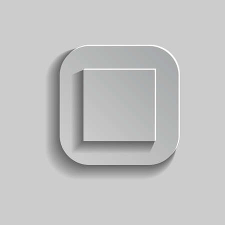 Application icon design in grey.のイラスト素材