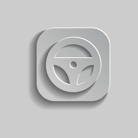 Application icon design in grey.のイラスト素材