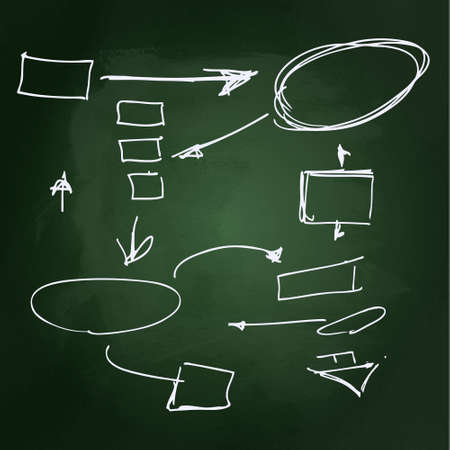 Abstract background design for use as a template illustrationのイラスト素材