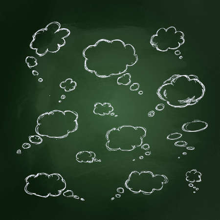 Hand drawn illustrations for use as individual designs or as a backgroundのイラスト素材