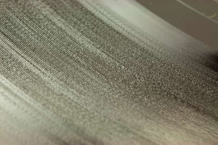 Close up of old vinyl single recordsの写真素材