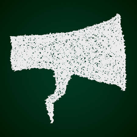 Simple hand drawn doodle of a speech bubbleのイラスト素材