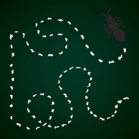 Simple hand drawn doodle of an antのイラスト素材