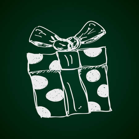 Simple hand drawn doodle of a presentのイラスト素材