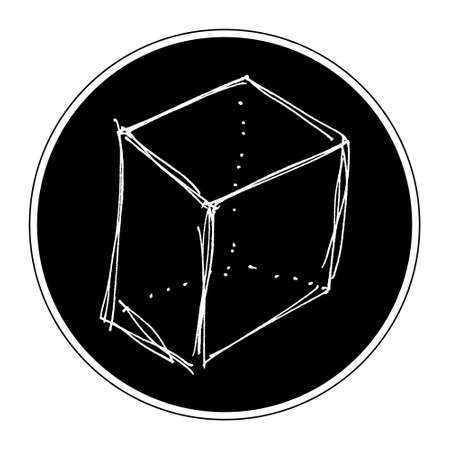 Hand drawn cartoon style box designのイラスト素材