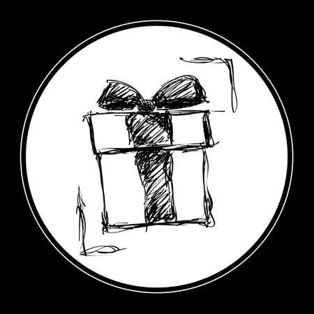 Simple hand drawn doodle of a presentのイラスト素材