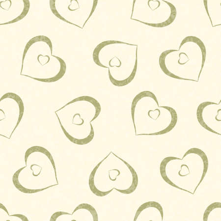Seamless heart shape pattern for background