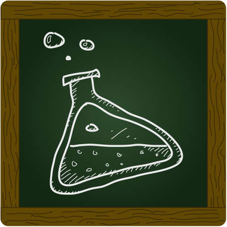 Simple hand drawn doodle of a potionのイラスト素材