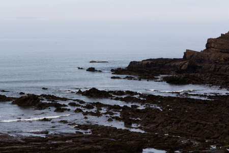 View over the coastline near Bude in Cornwall