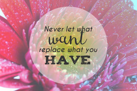 Inspirational life message on a blurred backgroundの写真素材