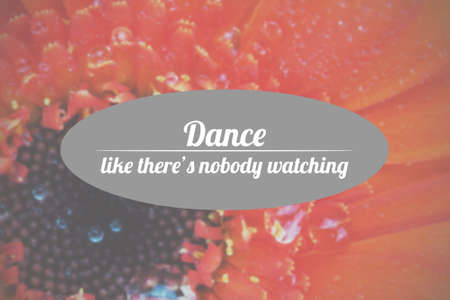 Inspirational life message on a blurred backgroundの写真素材