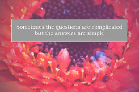 Inspirational life message on a blurred backgroundの写真素材