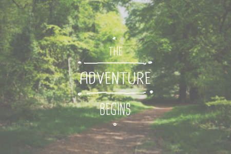 Inspirational life message on a blurred backgroundの写真素材