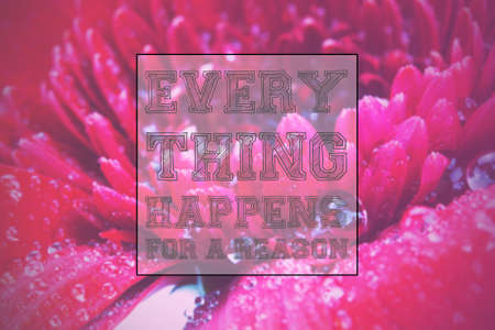 Inspirational life message on a blurred backgroundの写真素材