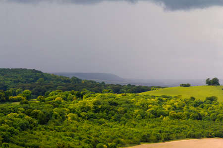 View over the Chilterns landscape in Buckinghamshire, England