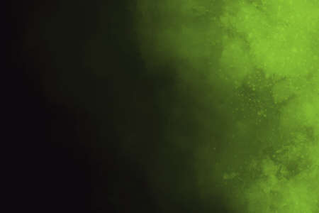 Colourful abstract powder explosion on a black background designの写真素材