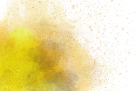Colourful abstract powder explosion on a black background design