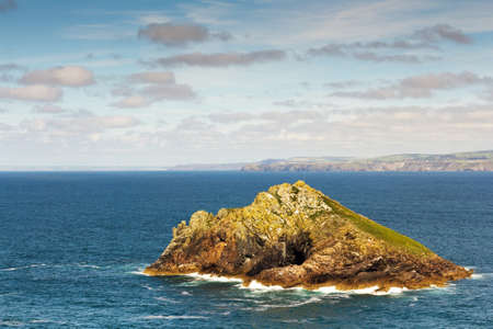 View from the costal path near Polzeath, Cornwall.