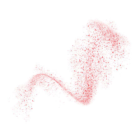 Abstract movement of grain or dust particles. Vector format.のイラスト素材