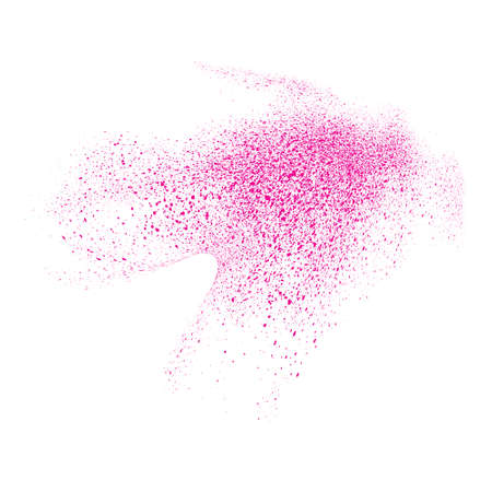Abstract movement of grain or dust particles. Vector format.のイラスト素材