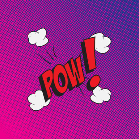 Colourful comic book style explosion vector designのイラスト素材