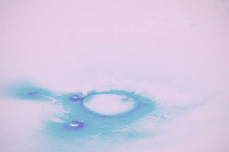 Colorful paint drop splashingの写真素材