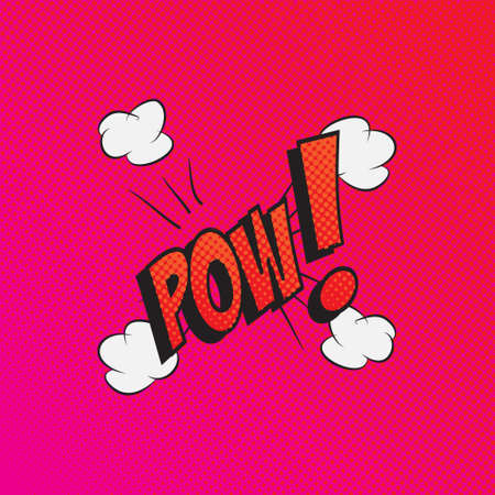 Colourful comic book style explosion vector designのイラスト素材