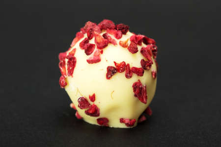 Dellicious luxury chocolate on a dark colored background