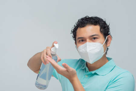 young hispanic mexican with toothacheの写真素材