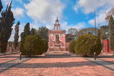 Santiago de Queretaro, Queretaro, Mexico, 06 18 22, mausoleum of the corregidora in the pantheon of the illustrious queretanos during the dayのeditorial素材