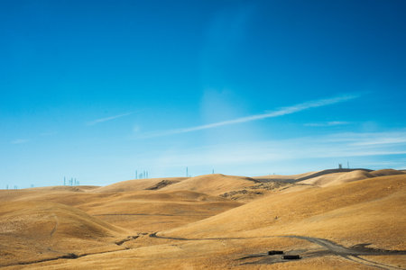 natural panorama of california desert, no peopleの写真素材